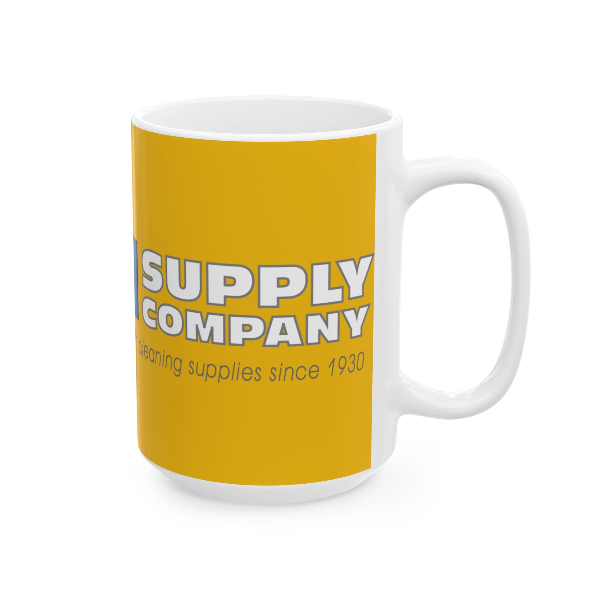 Branded Ceramic Mug - GEM Supply Company Logo Coffee Cup (11oz & 15oz)