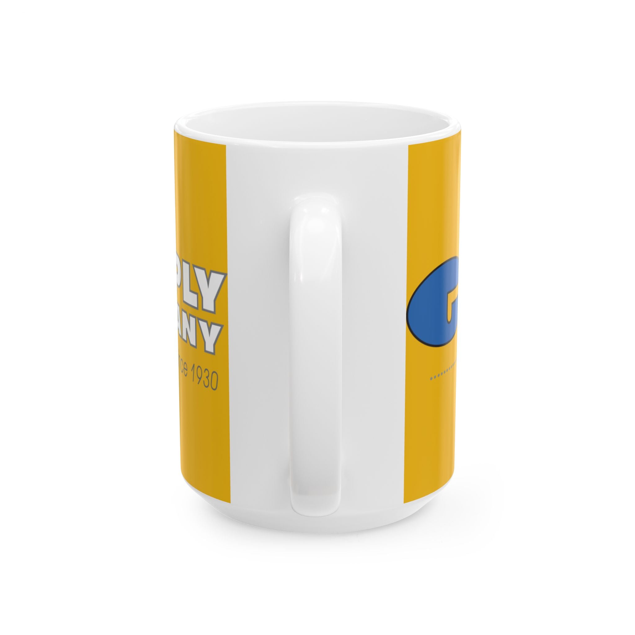 Branded Ceramic Mug - GEM Supply Company Logo Coffee Cup (11oz & 15oz)