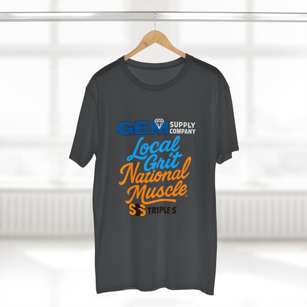 T-Shirt — GEM Supply "Local Grit National Muscle" Graphic Tee