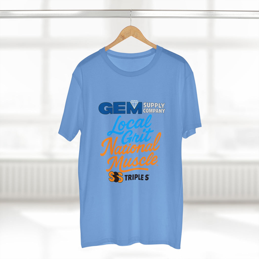 T-Shirt — GEM Supply "Local Grit National Muscle" Graphic Tee